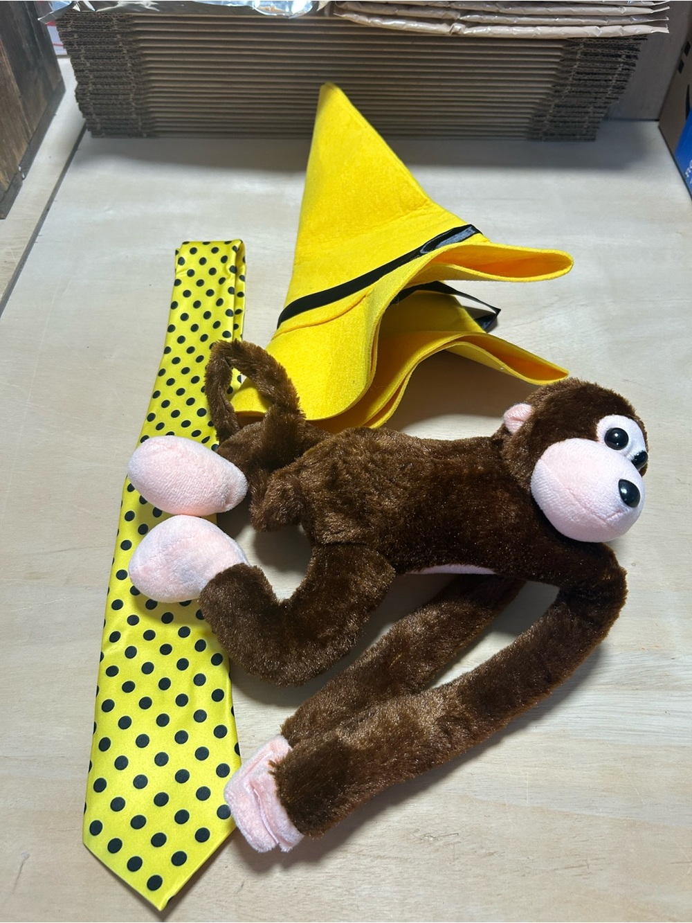 The Man from the Curious George Halloween costume